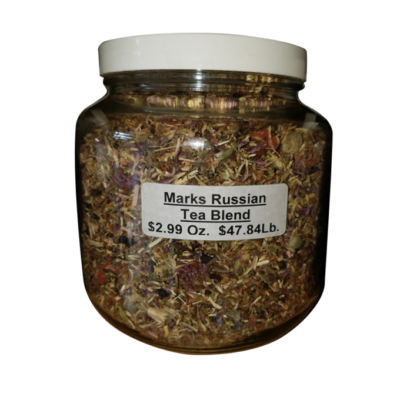 Find Mark's Russia Tea Blend at local health food stores in colorado